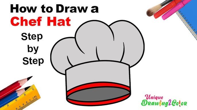 Chef Hat Drawing